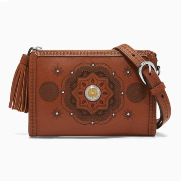 Brighton Mosaic Pouch Crossbody Bag - Picture 1 of 9